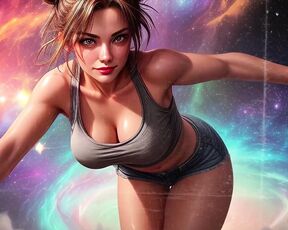 Gorgeous Polish Ai Model with Light Brown Hair