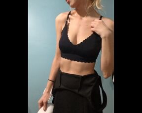 Dress up In Black Smoth Bra and Dress.