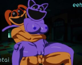Poppy Playtime DogDay vs CatNap Hentai Anime