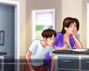 new step mom and step son make amazing seen in summertime saga part 5