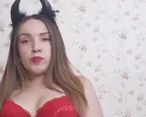 little devil masturbates until cumming